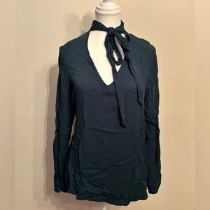 Elegant Dark Green Women's Top